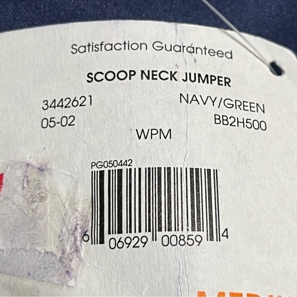 NWT Vintage Y2K Long Christmas Embroidered Jumper Dress Size Medium 8/10 - Picture 12 of 13